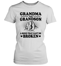 Load image into Gallery viewer, Grandma And Grandson A Bond That Can't Be Broken Funny Shirt Mother's Day Gift- Test random title 006
