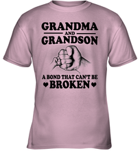 Load image into Gallery viewer, Grandma And Grandson A Bond That Can't Be Broken Funny Shirt Mother's Day Gift- Test random title 006
