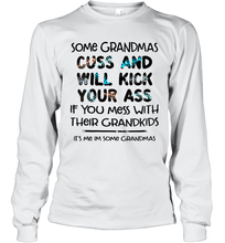 Load image into Gallery viewer, Some Grandmas Cuss And Will Kick Your Ass Funny Grandma Gift Shirt- Test random title 001
