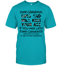 Load image into Gallery viewer, Some Grandmas Cuss And Will Kick Your Ass Funny Grandma Gift Shirt- Test random title 001
