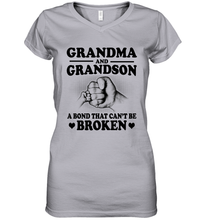 Load image into Gallery viewer, Grandma And Grandson A Bond That Can't Be Broken Funny Shirt Mother's Day Gift- Test random title 006
