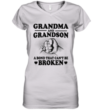 Load image into Gallery viewer, Grandma And Grandson A Bond That Can't Be Broken Funny Shirt Mother's Day Gift- Test random title 006

