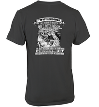 Load image into Gallery viewer, Skeletons I'm Not A Widower I'm A Husband To A Wife With Wings Graphic Tees Shirt- Test random title 002
