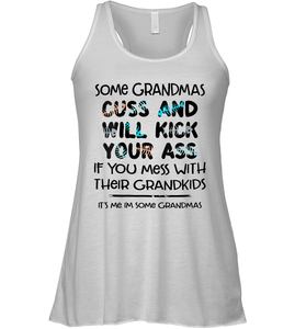 Some Grandmas Cuss And Will Kick Your Ass Funny Grandma Gift Shirt- Test random title 001