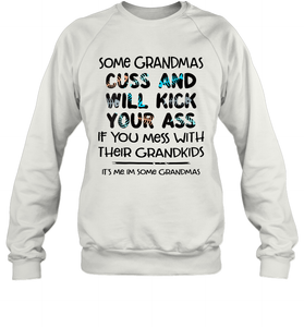 Some Grandmas Cuss And Will Kick Your Ass Funny Grandma Gift Shirt- Test random title 001
