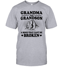 Load image into Gallery viewer, Grandma And Grandson A Bond That Can't Be Broken Funny Shirt Mother's Day Gift- Test random title 006
