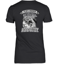 Load image into Gallery viewer, Skeletons I'm Not A Widower I'm A Husband To A Wife With Wings Graphic Tees Shirt- Test random title 002
