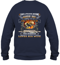 Load image into Gallery viewer, Skull I Have A Freaking Awesome Guardian Angel Watching Over Me In Heaven Shirt- Test random title 001
